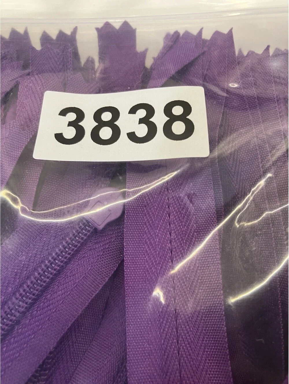 45Pcs 21.5 Inch Nylon Invisible Zippers for Tailor Sewer Sewing Dark Purple